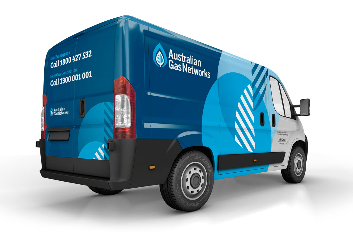 Branded van for Australian Gas Network